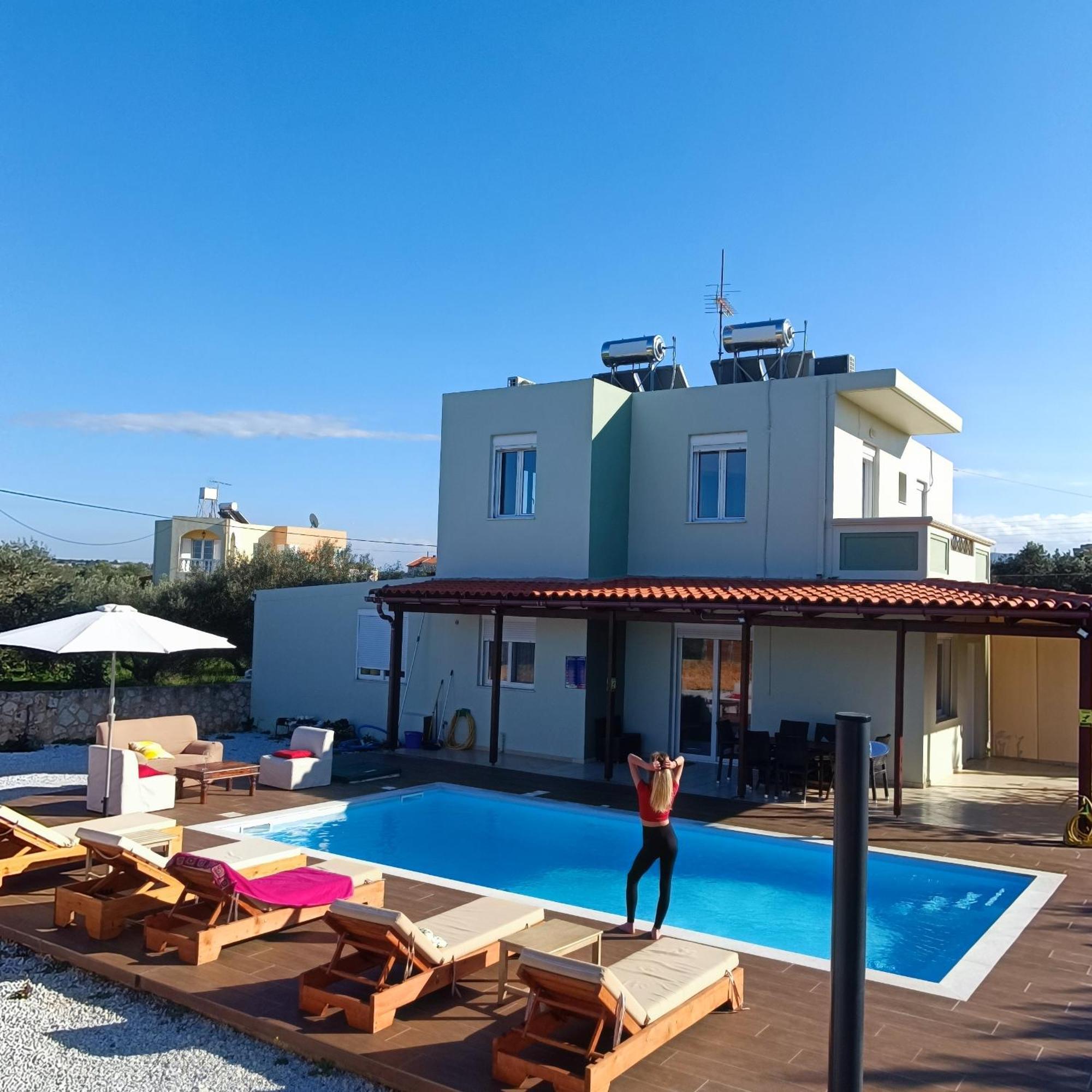 Drosoula Villa 3Bdr Private Swimming Pool Chorafakia Екстер'єр фото