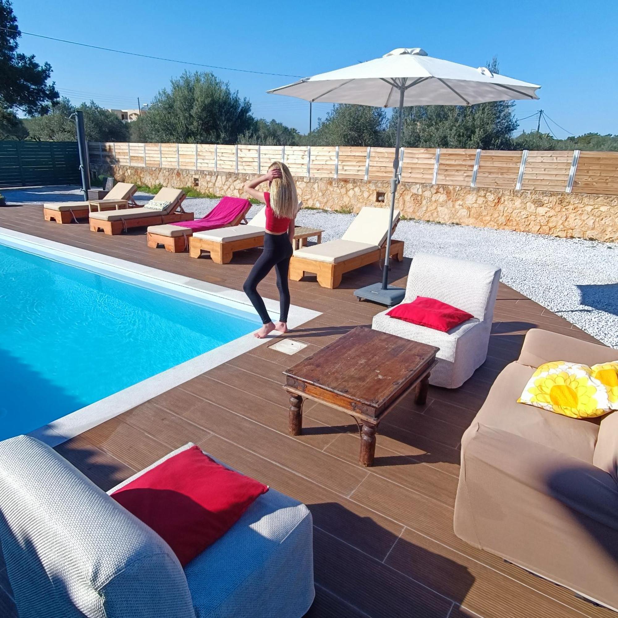 Drosoula Villa 3Bdr Private Swimming Pool Chorafakia Екстер'єр фото